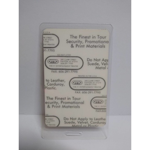 Stray Cats Backstage Pass Original 1990 World Tour Cool Cat Hat Crown Rockabilly - Picture 3 of 4